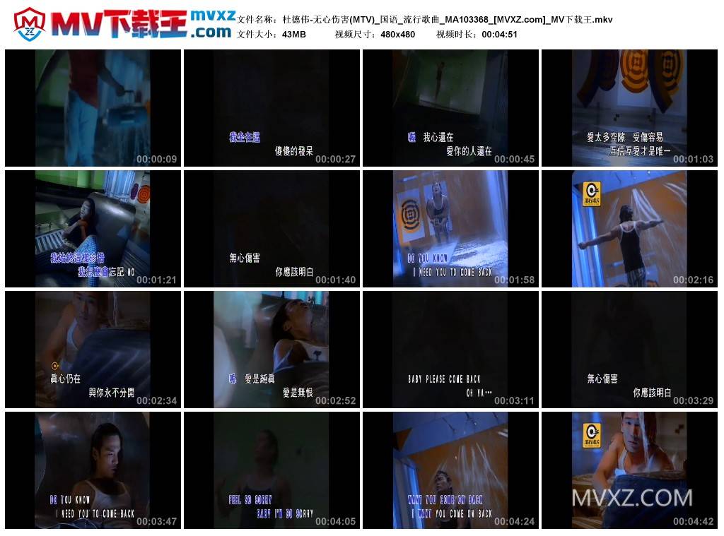 杜德伟-无心伤害(MTV)_国语_流行歌曲_MA103368